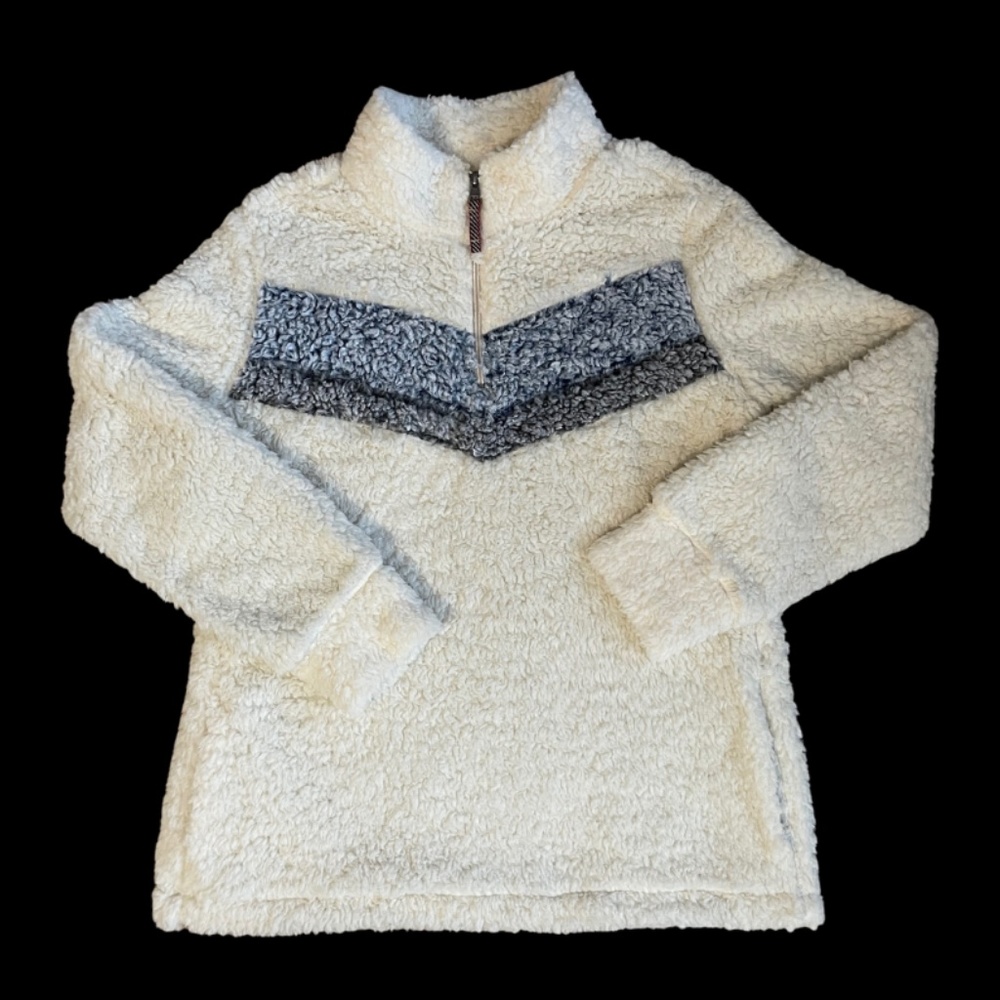 Women's Weatherproof Vintage Pullover Faux Fur Sweater, NWOT Size L
